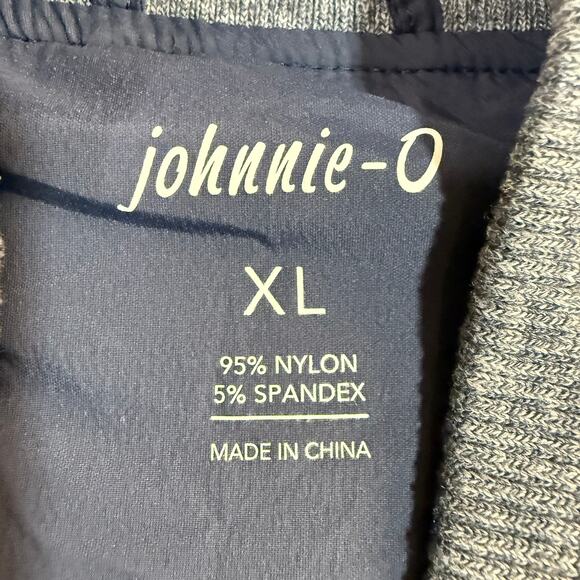 Johnnie-O XL Duffy Puffer Vest Dark Blue Pocket Golf Sport Active Outdoor $149 - Picture 7 of 11